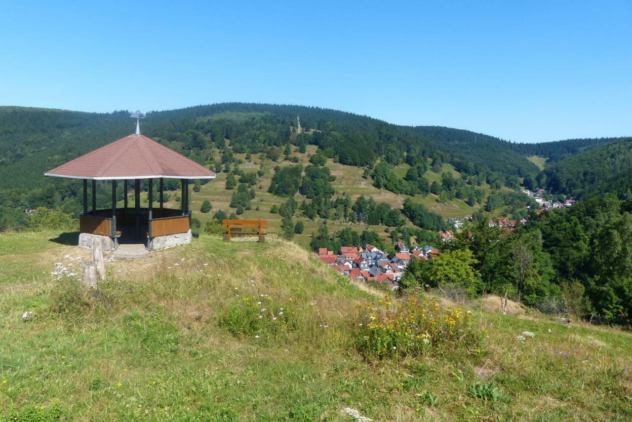 Ferienhaus Am Loeffelberghuettchen Giessubel Екстер'єр фото
