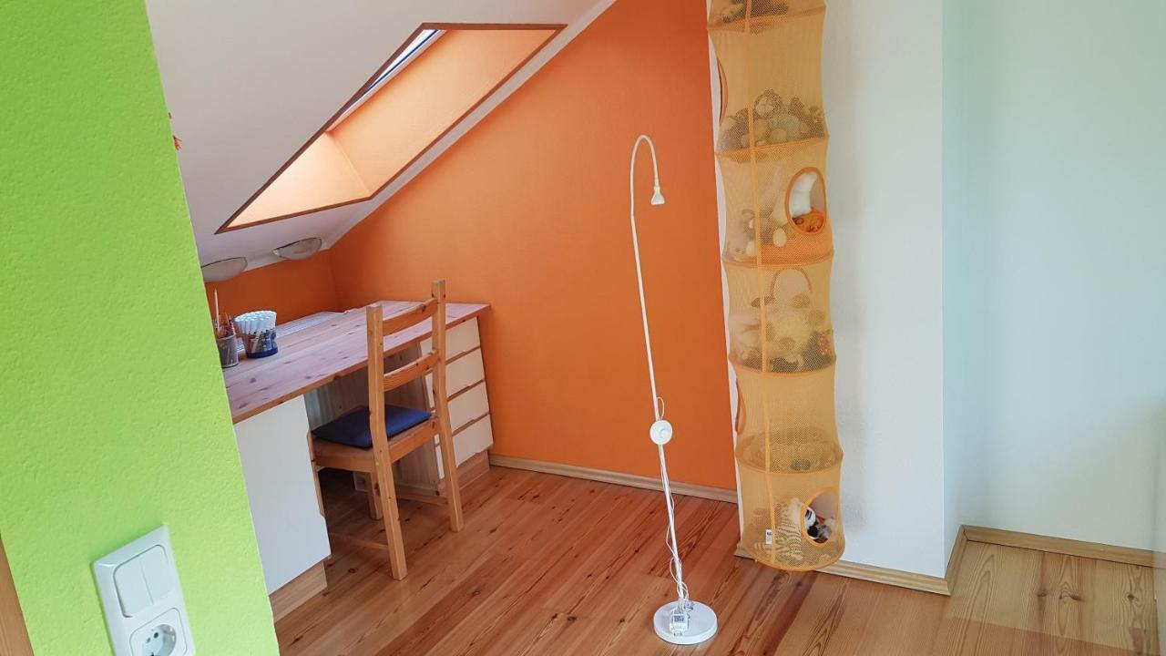 Ferienhaus Am Loeffelberghuettchen Giessubel Екстер'єр фото